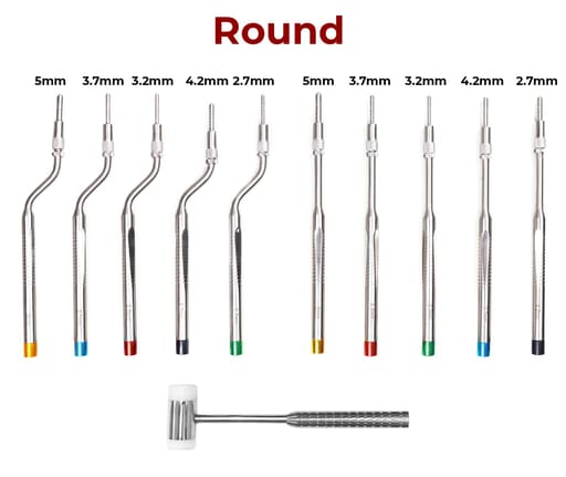 Waldent Osteotomes (Set of 11)