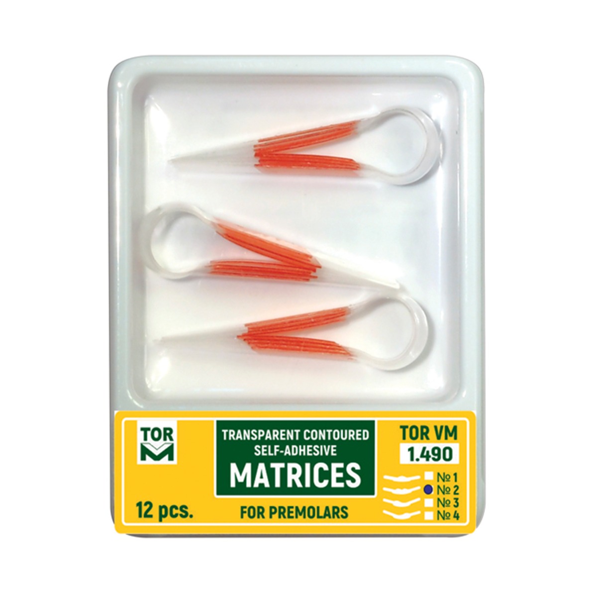 Tor Vm Transparent Contoured Matrices for Premolars & Molars