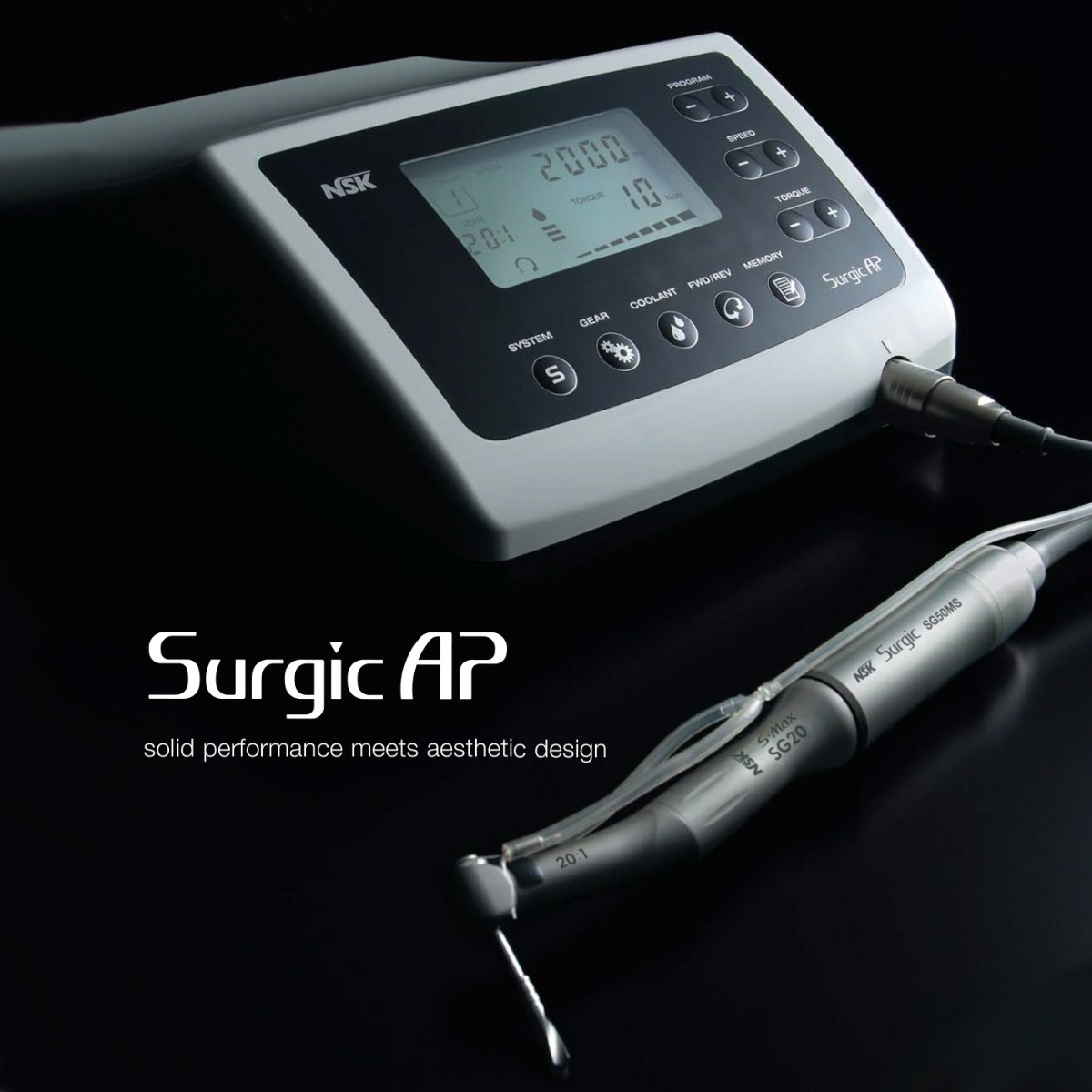 NSK Surgic AP Implant Motor with S-Max SG20 Handpiece (Y1500766)