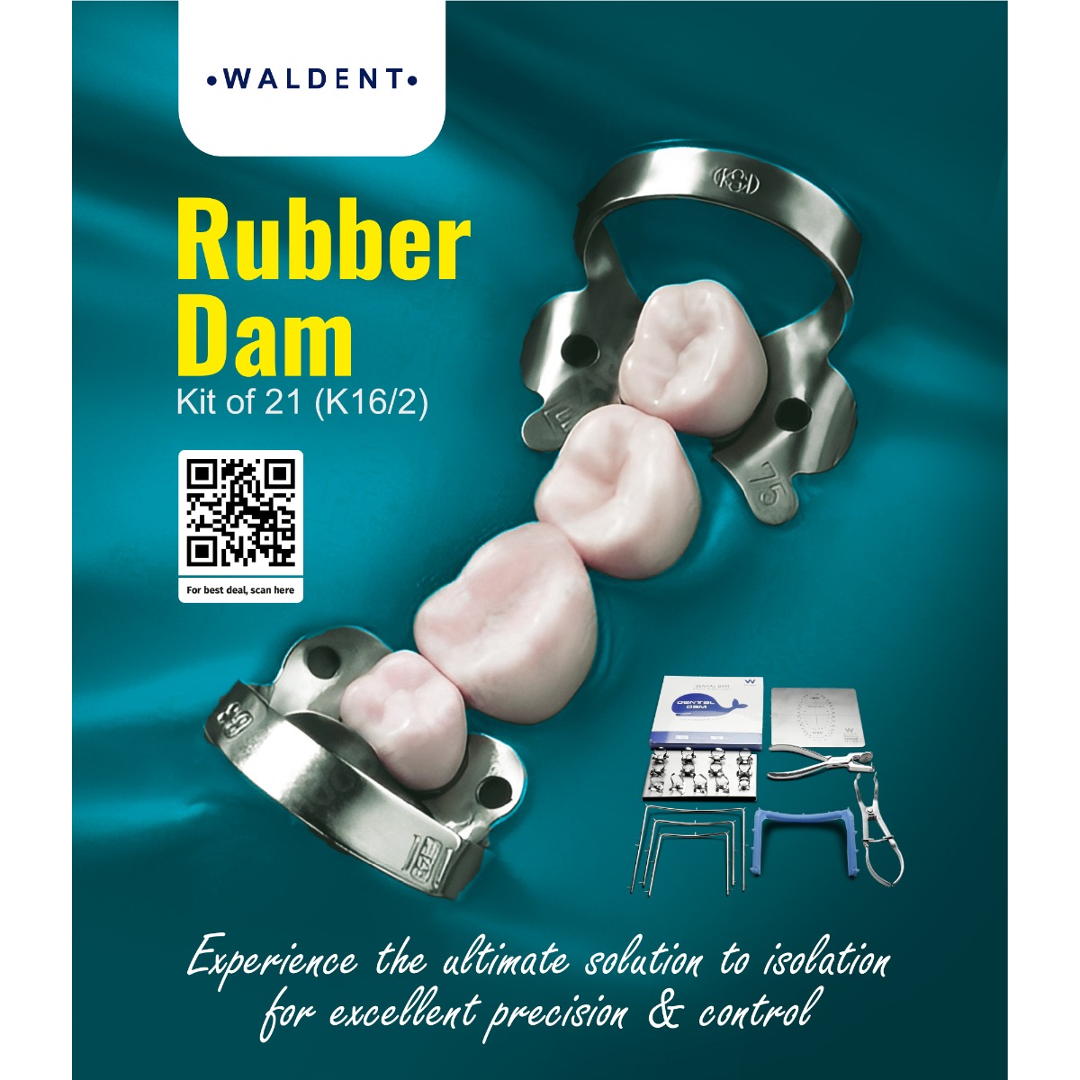 Waldent Rubber Dam Kit of 21 (K16/2)