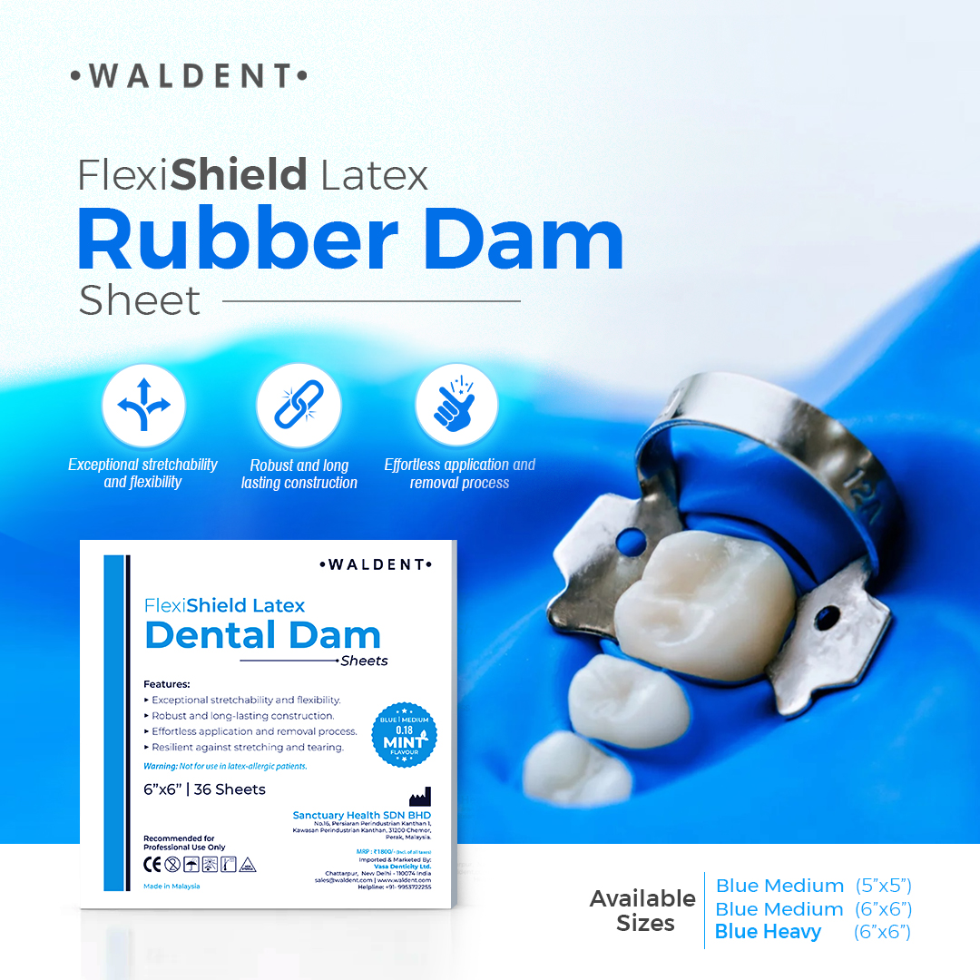 Waldent FlexiShield Rubber Dam Sheets (Sanctuary)
