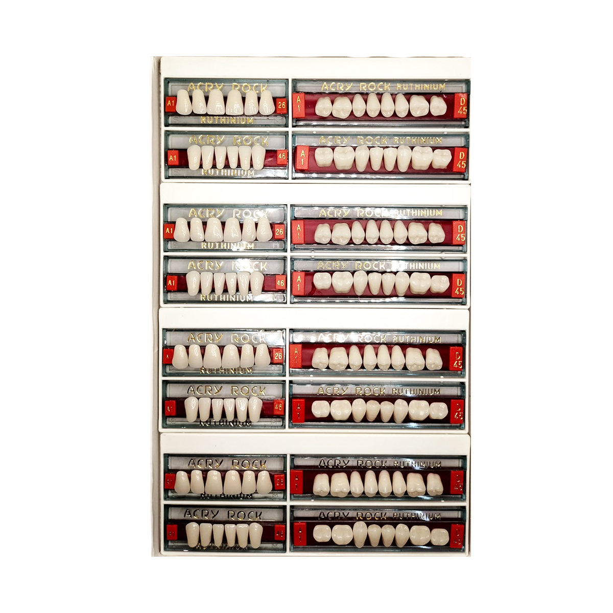 Ruthinium Acryrock Teeth Sets A3 (Pack of 4 sets)