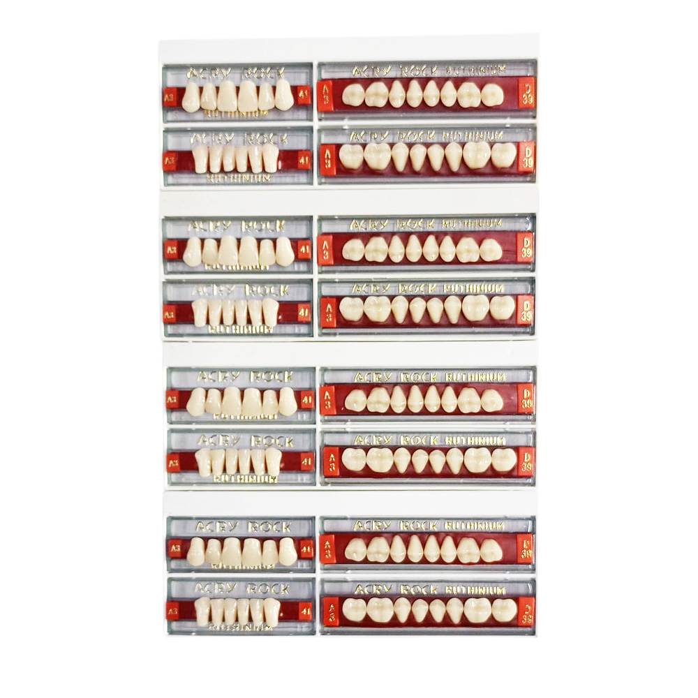 Ruthinium Acryrock Teeth Sets-S 41-A3 (Pack of 4 sets)