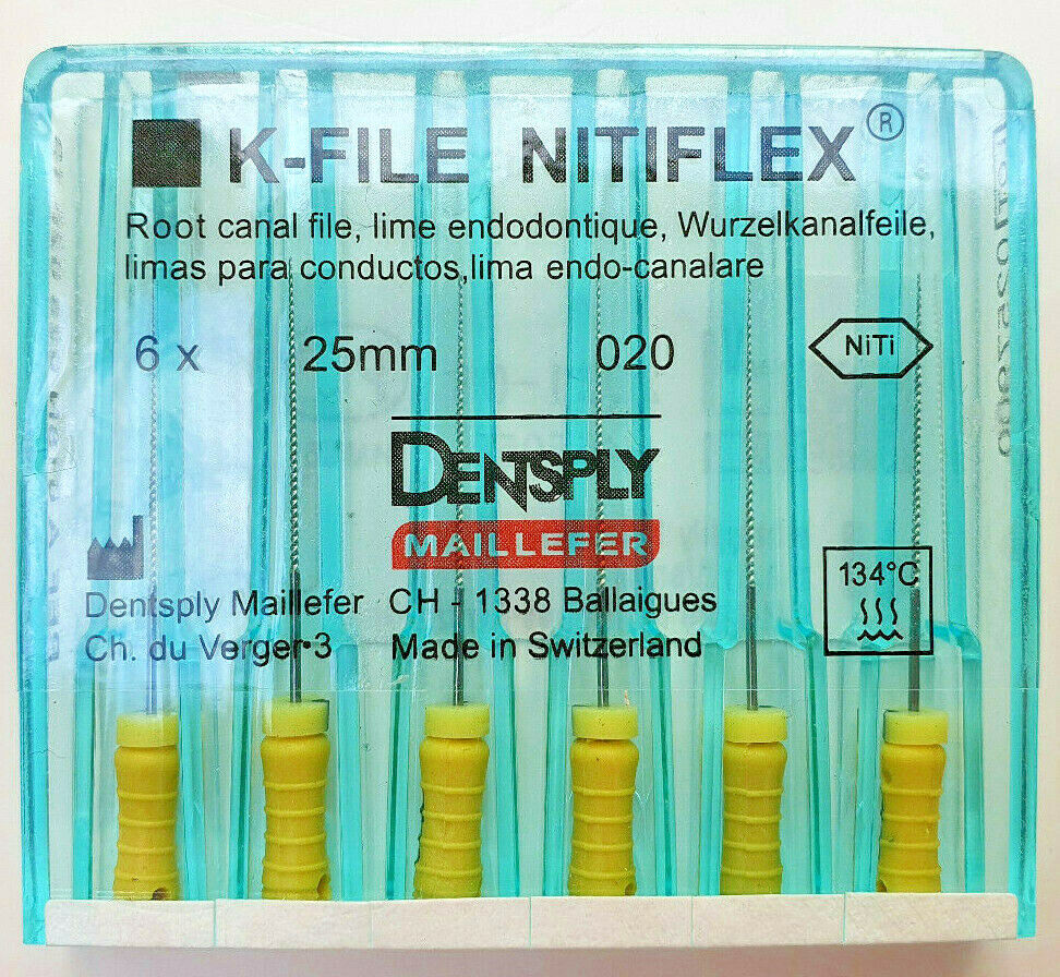 Dentsply NiTi K File(Hand)-25mm #20