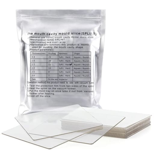 U Ortho Vacuum Forming Splint Sheets - Hard