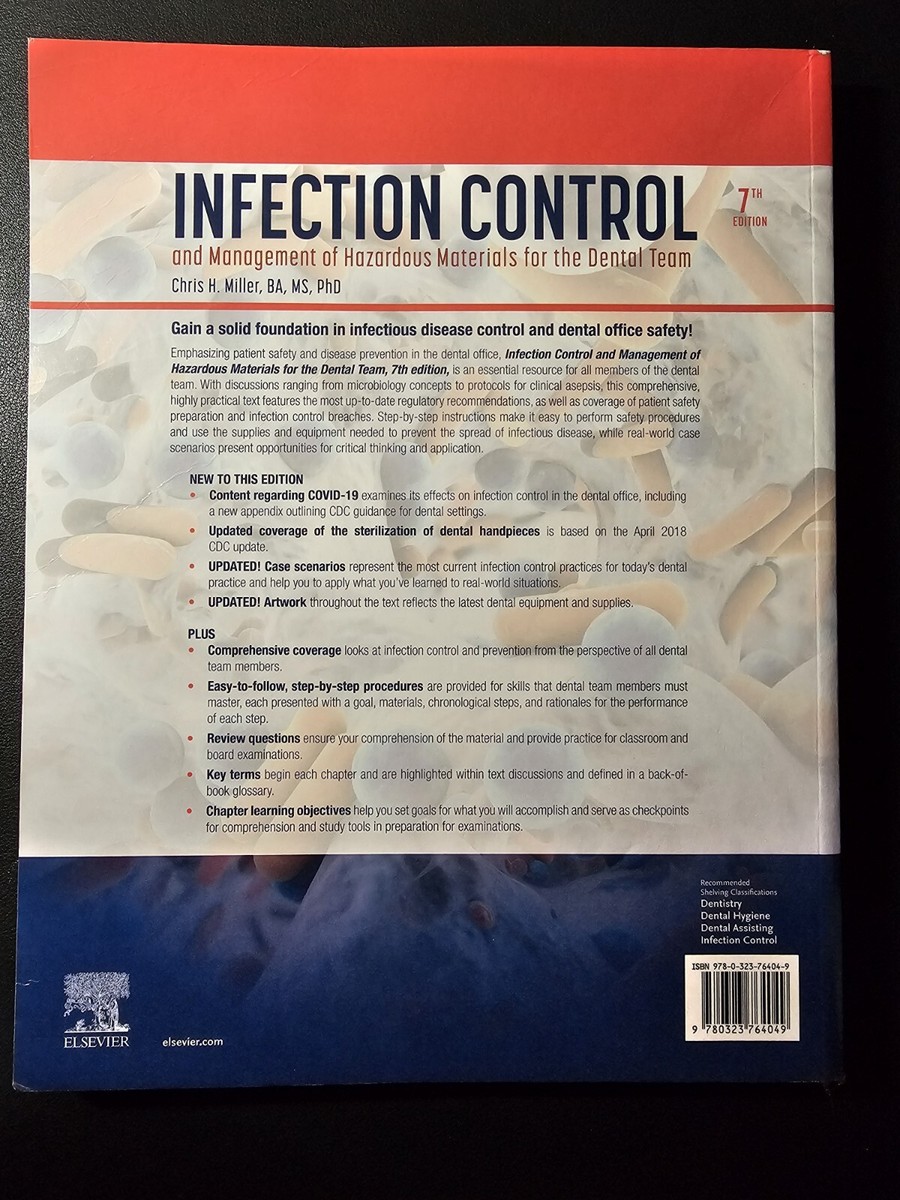Infection Control And Management Of Hazardous Materials For The Dental Team 7th Edition (ISBN - 764049)
