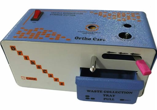 OrthoCare Manual Syringe Cutter Cum Needle Burner (Electrical)