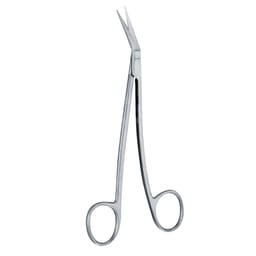 GDC Scissors Locklin - Curved Handle (16cm) (S11) - 4