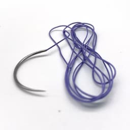 Lotus Solus 910 AM+ #1 Braided Taper Point Polyglactin - 910 Suture With Triclosan LAM2350-910 (Pack of 12) - 6