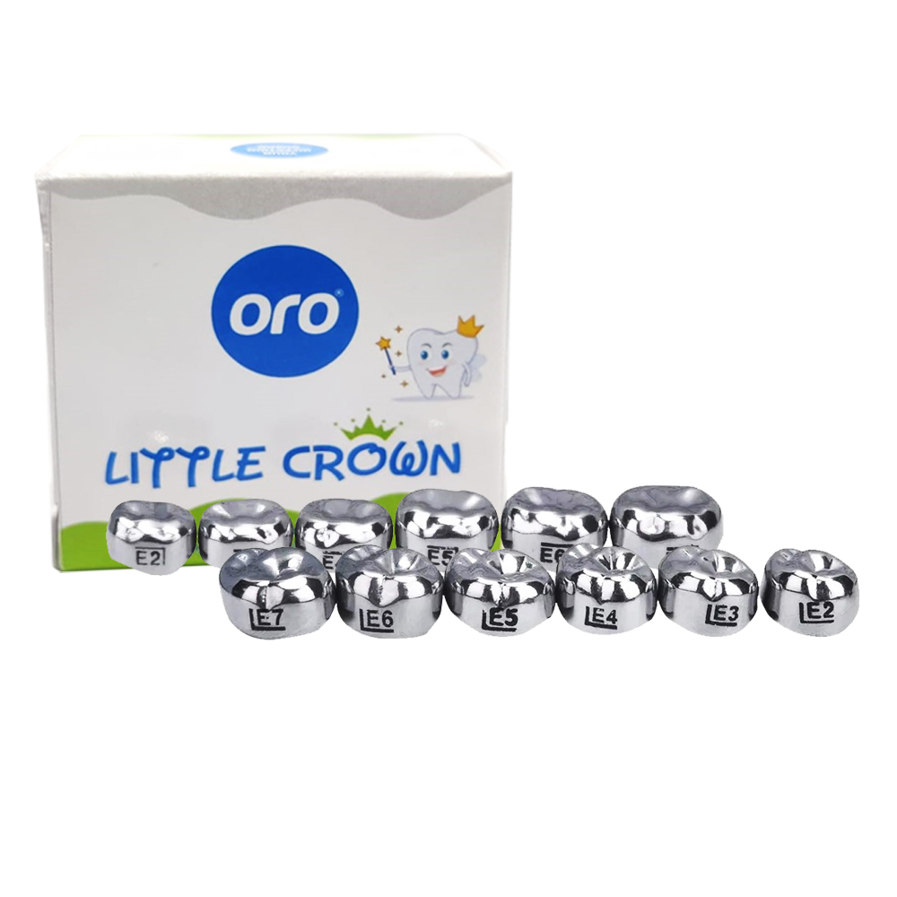 Oro SS Little Crown Primary Molar - E (2nd Molar)