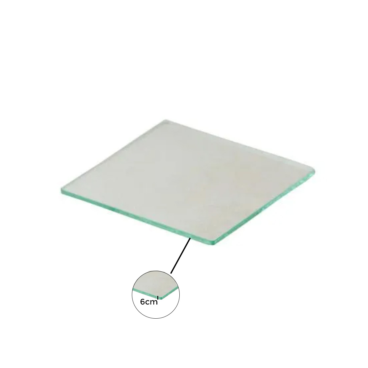 Samit Glass Plate 7.5cm x 7.5cm