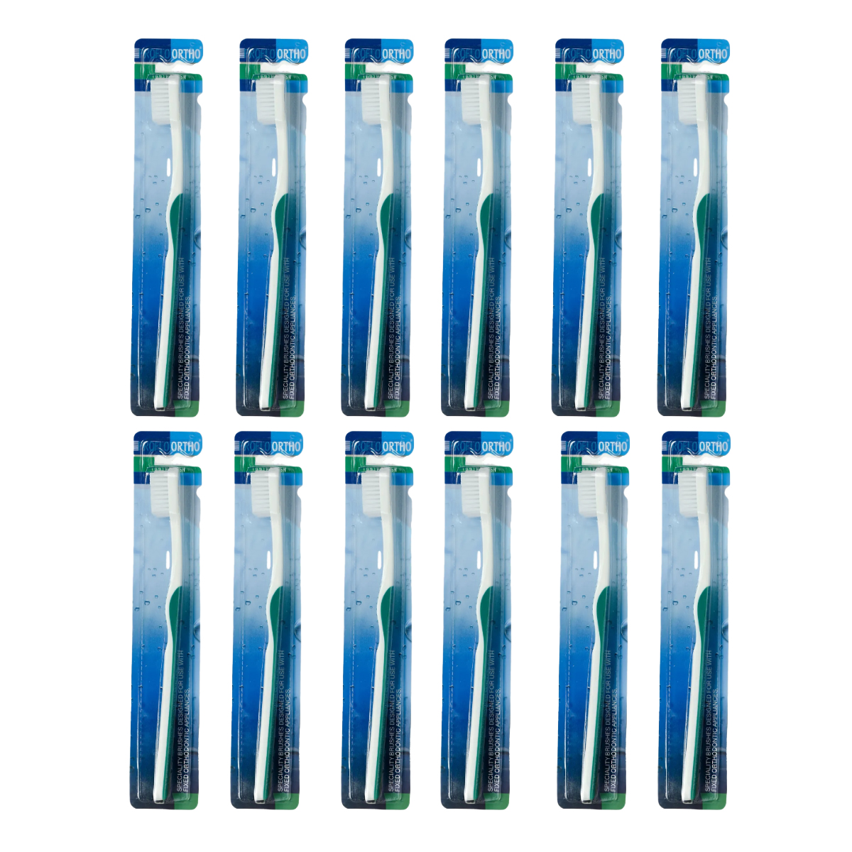 Sandika Pharma Proflo Ortho Brush (Pack of 12)