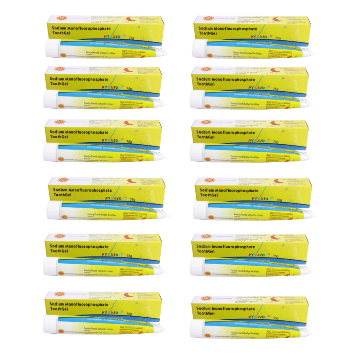 Sandika Pharma Pyx Kidz Tooth Gel (Pack of 12)