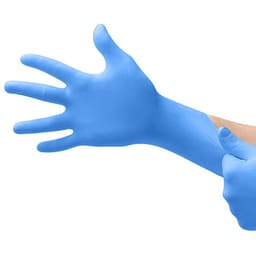 Waldent Nitrile Examination Gloves Blue (Pack of 80 Pcs) - 9