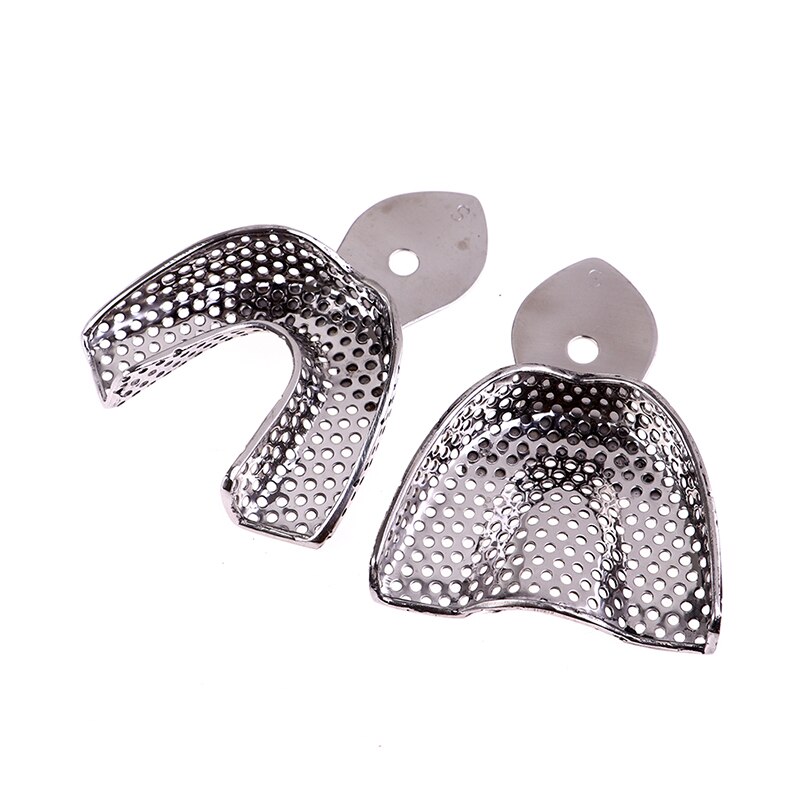 GII Impression Trays perforated stainless steel (Set of 10)