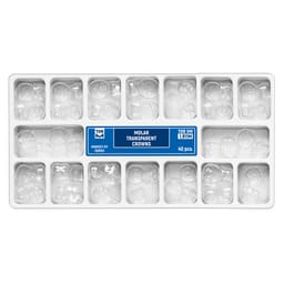 Tor Vm Transparent Crowns 40 pcs - Molar No. 1.911M
