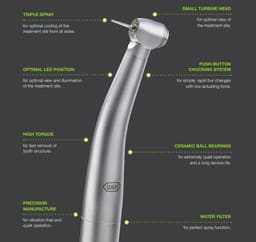 W&H TE Airotor Handpiece - 10