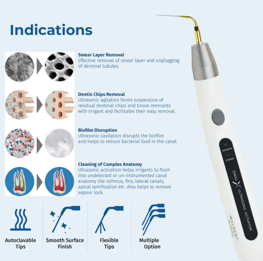 Waldent Endo-X Ultrasonic Activator Tips