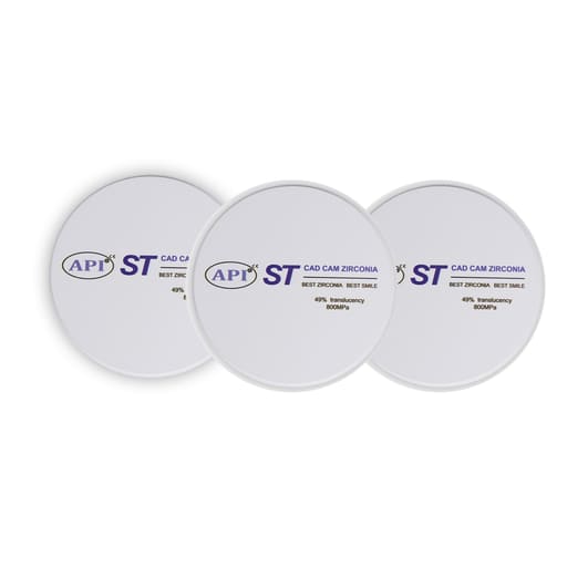API Zirconia Dental Ceramics Blank - ST (A3 Series) 