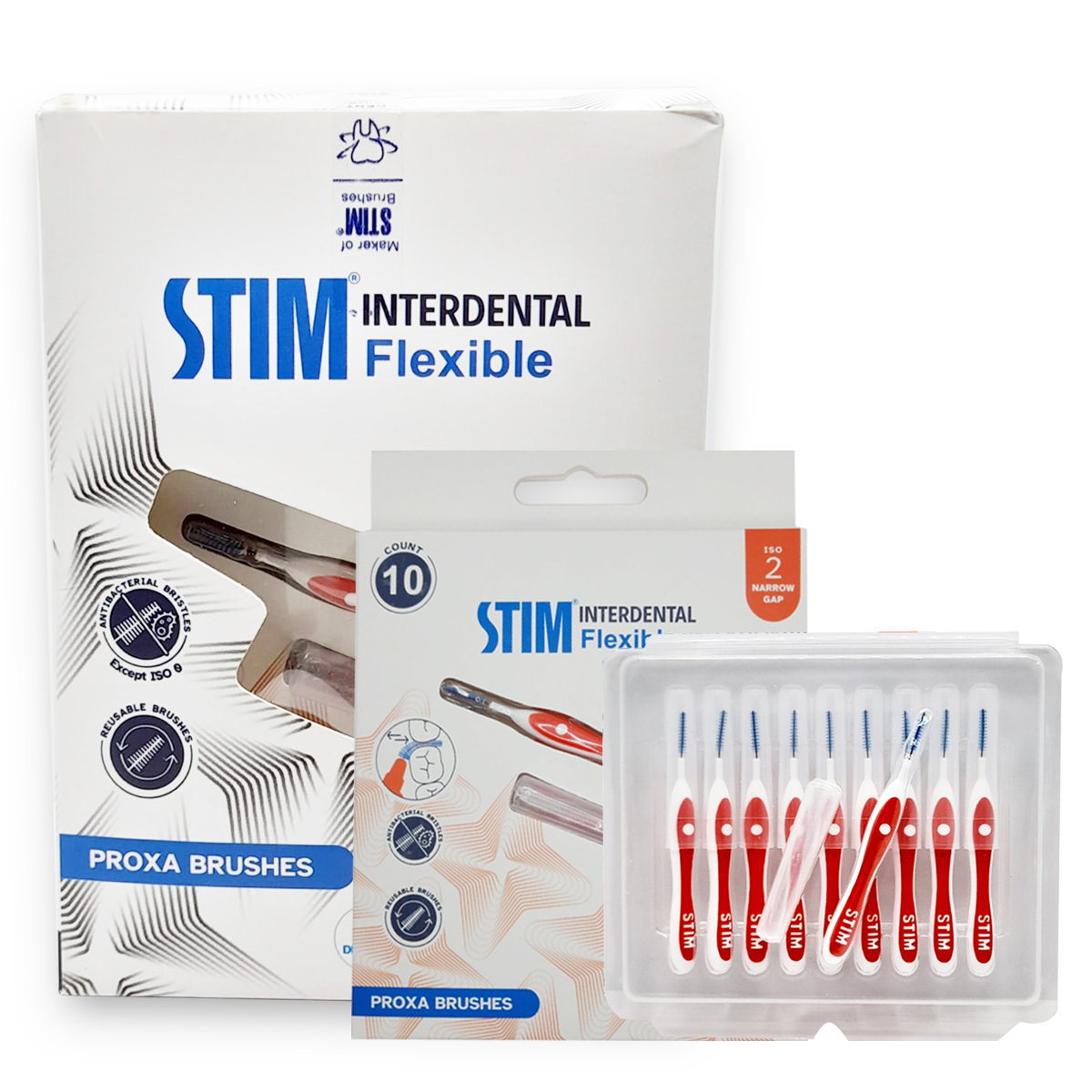 Stim Interdental Flexible Proxa Brush - Size 2 (Pack Of 6)