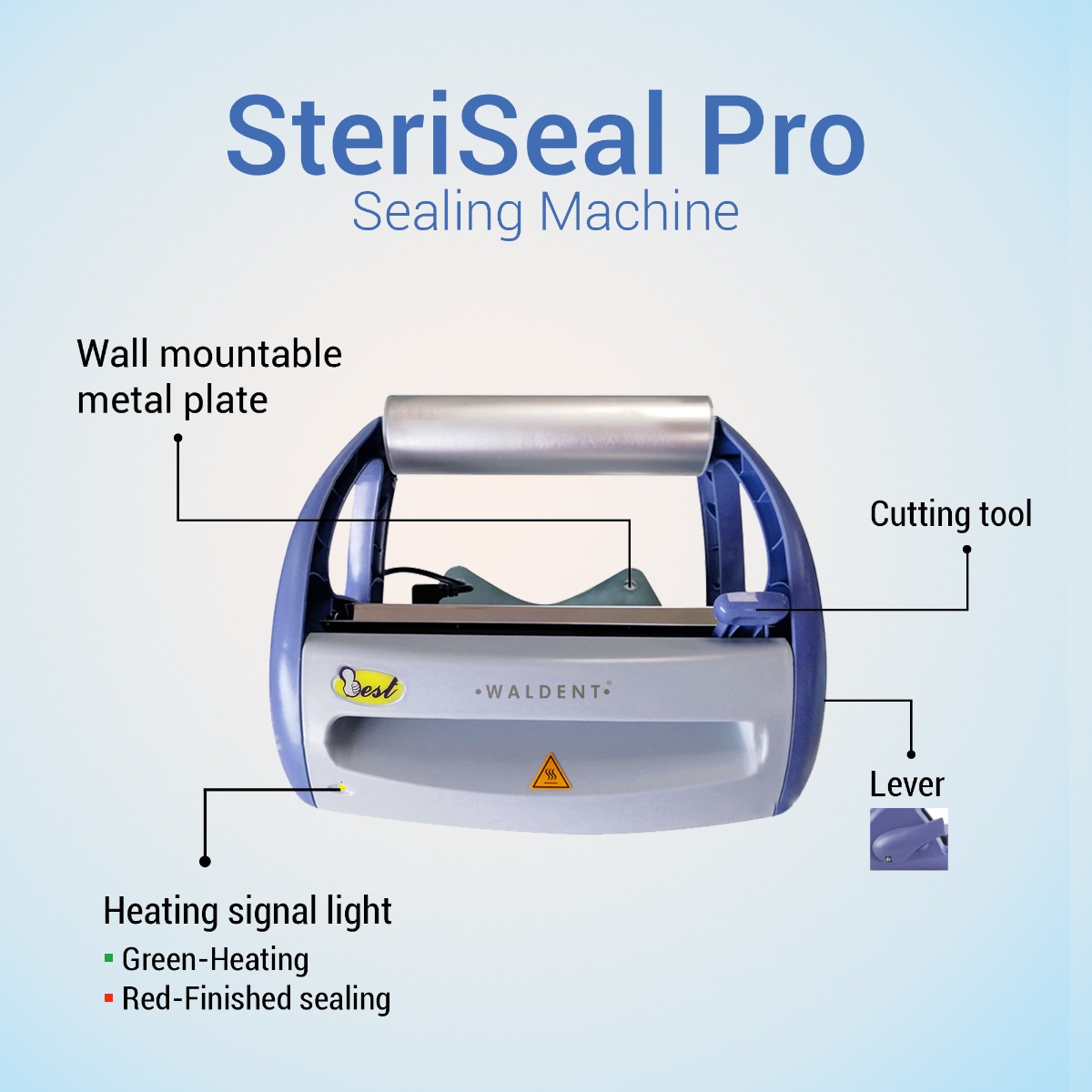 Waldent SteriSeal Pro Sealing Machine