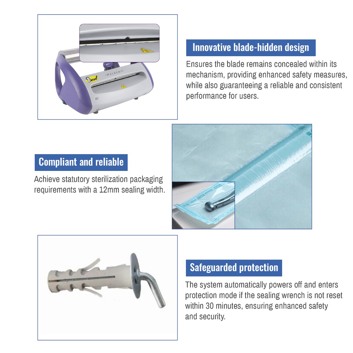 Waldent SteriSeal Pro Sealing Machine