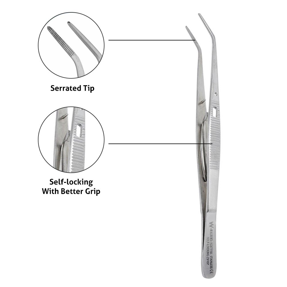 Waldent Self-Locking Tweezers (23/107)