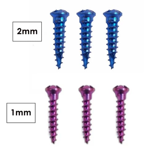 SK Surgicals Titanium Self Drilling Screws