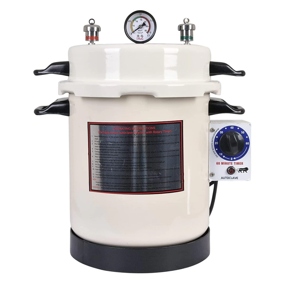 GDP Semi Automatic Top Loading Autoclave with Timer - 13 ltrs
