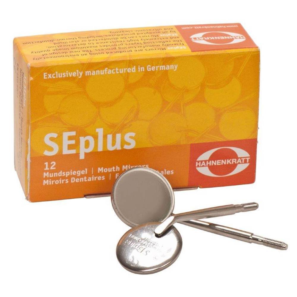 Hahnenkratt SE plus 22 mm Mouth Mirrors No. 4 (SS) Magnifying 12/pk - 706X4
