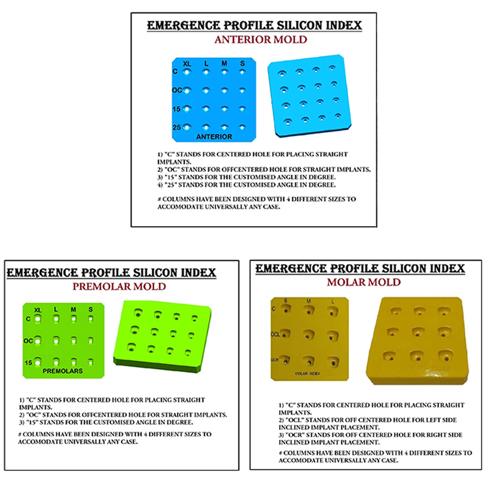 Julldent Gingival Former Customization Silicon Index