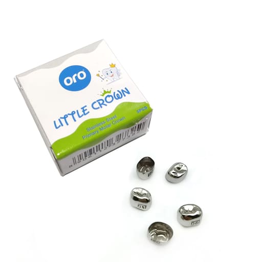 Oro SS Little Crown Primary Molar - D (1st Molar) (Pack of 5)