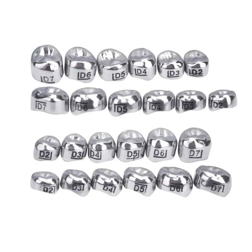 Oro SS Little Crown Primary Molar - D (1st Molar) (Pack of 5)