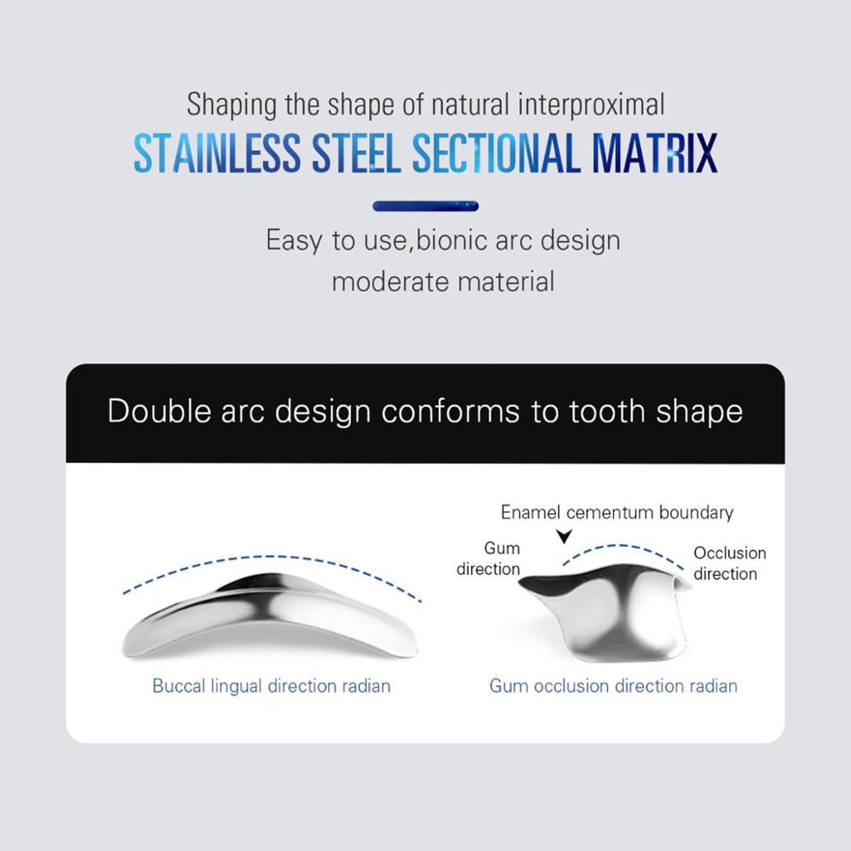 ET Dental Sectional Contoured Matrices Refill