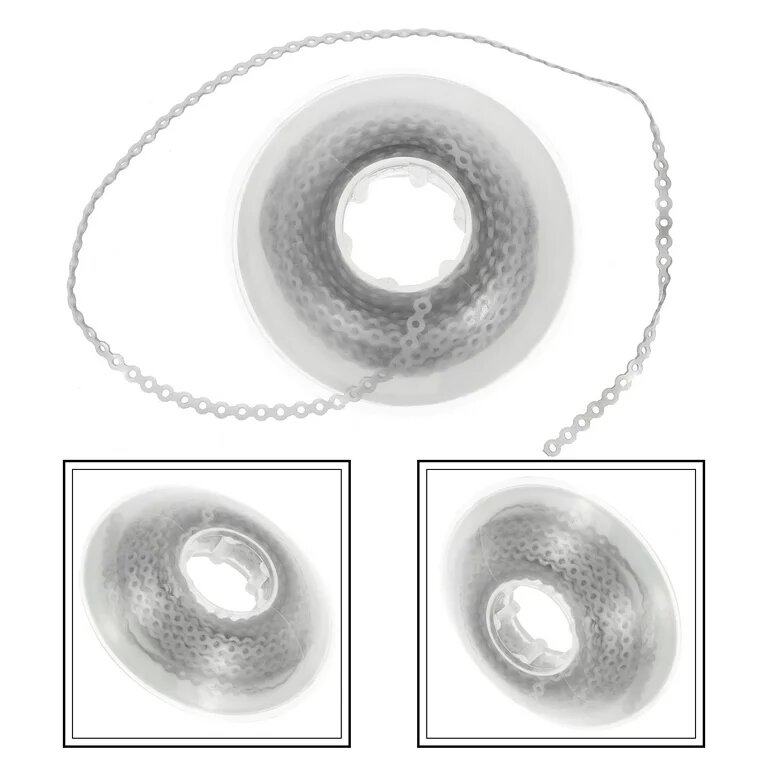 U Ortho E-Chain (15 ft) - Short Grey