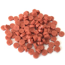 SuperEndo Silicon File Stoppers (Pack of 100)  - Red