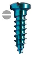 SK Surgicals Titanium Single Slot Screws - 2mm (Pack of 5)