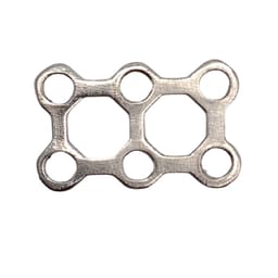 SK Surgicals SS Mini Bone Locking Plates - 2mm - 4