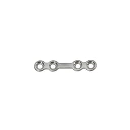 SK Surgicals SS Mini Bone Plates With Gap - 2mm (4 Holes) 200.400S (Pack of 2 )