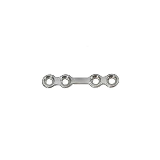 SK Surgicals SS Mini Bone Plates With Gap - 2mm (4 Holes) 200.400S (Pack of 2 )