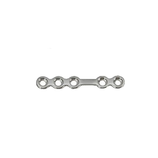 SK Surgicals SS Mini Bone Plates With Gap - 2mm (5 Holes) 200.500S (Pack of 2 )