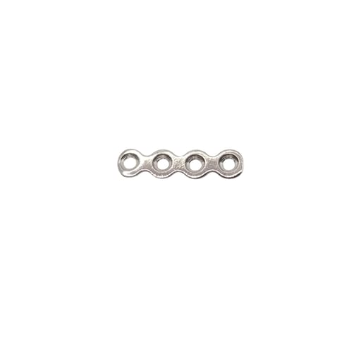 SK Surgicals SS Mini Bone Plates Continuous - 1.5mm (4 Holes) 105.401S (Pack of 2 )