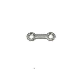 SK Surgicals SS Mini Bone Plates With Gap - 1.5mm (2 Holes) 105.200S (Pack of 2  )