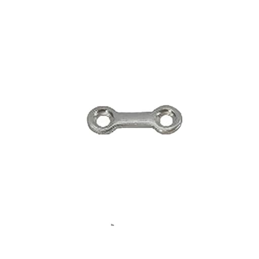 SK Surgicals SS Mini Bone Plates With Gap - 1.5mm (2 Holes) 105.200S (Pack of 2 )