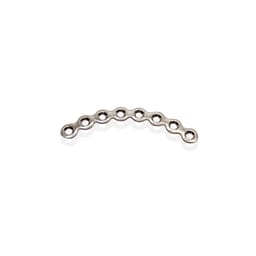 SK Surgicals SS Mini Bone Plates Orbital Continuous - 1.5mm (8 Holes) 105.811S (Pack of 2 )