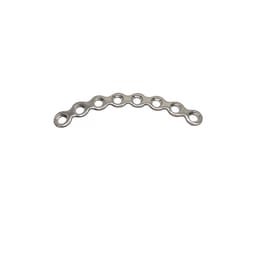 SK Surgicals SS Mini Bone Plates Orbital Continuous - 2mm (8 Holes) 200.811S (Pack of 2 )