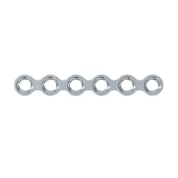 SK Surgicals SS Mini Bone Plates Continuous - 2.5mm (6 Holes) 205.601S