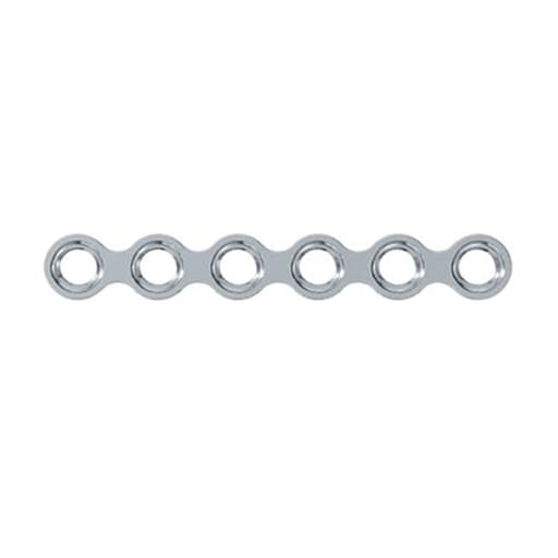 SK Surgicals SS Mini Bone Plates Continuous - 2.5mm (6 Holes) 205.601S