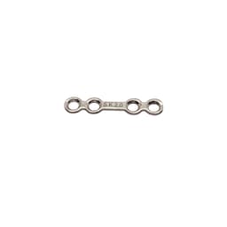 SK Surgicals SS Mini Bone Locking Plates With Gap - 2mm (4 Holes) 200.1204S (Pack of 2 )