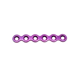 SK Surgicals Titanium Mini Bone Plates Continuous - 1.5mm (6 Holes) 105.601T (Pack of 2 )